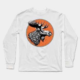 Northern Moose Long Sleeve T-Shirt